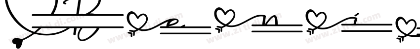 Benilla Calligraphy字体转换